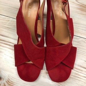 Maurice’s 4th of July Red High Heel Sandal